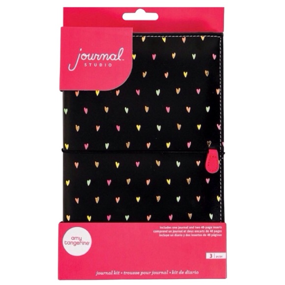 American Crafts Other - American Crafts Journal Kit (Black Hearts)